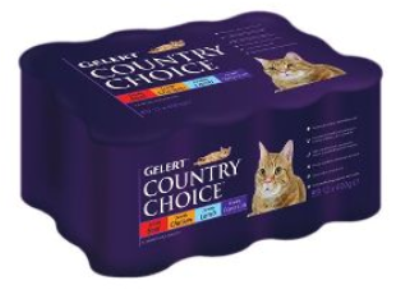 Gelert Country Choice Cat 12 x 400g Tins